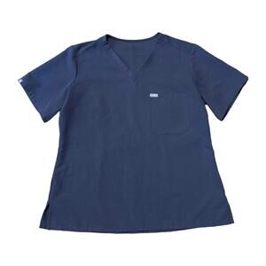 FIGS Technical Collection Womens Large Gray Short Sleeve Top FW1000